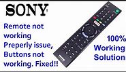 Sony Remote not working properly | FIXED!!