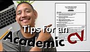 HOW TO WRITE A PHD ACADEMIC RESUME OR CV FOR GRADUATE SCHOOL ADMISSIONS? | PhD Resume Example