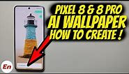 Google Pixel 8 & 8 Pro : How To Create AI Wallpapers!!