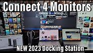 Connect 4 Monitors to Your Laptop! New 2023 Thunderbolt from Pluggable