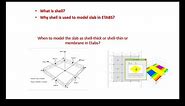 What is shell thick, shell thin, membrane in Etabs? when to model shell thin, shell thick membrane?
