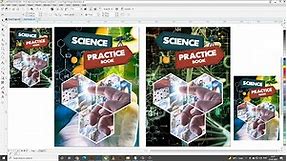 Creative Book Cover Design | Science Book Cover Design in CorelDraw Tutorial