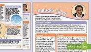 KS1 Claudia Jones Fact File