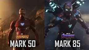 Iron Man Mark 50 - 85 Suit Up Scenes - Avengers: Infinity War - Endgame