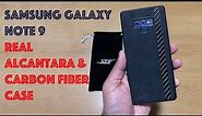 Samsung Galaxy Note 9 Alcantara & Carbon Fiber Case