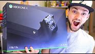Xbox One X UNBOXING + GAMEPLAY! 🎮 (New BEST Console?)