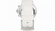 TechnoMarine Unisex 110030 Cruise Ceramic Chronograph White Dial Watch
