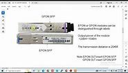 Explain OLT and ONT interface and connection | How to design FTTH Network