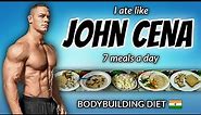 I Tried " JOHN CENA " diet plan for a day !! 🇮🇳