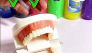 Teeth eat emoji satisfying 4 #asmr #relaxing #teeth
