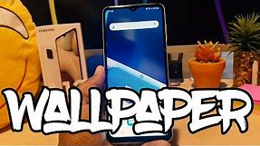 How to Change Wallpaper in Samsung Galaxy A12 - Home Screen Customization
