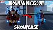 THE MARK 85 SUIT IN THIS IRONMAN GAME IS OVERPOWERED.... | IRON MAN BATTLEGROUNDS | Roblox