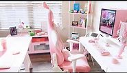 Pink Kawaii Gaming Room and Updated Desk Tour