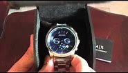 Men's Armani Exchange Chronograph Watch AX 2509 Unboxing Review