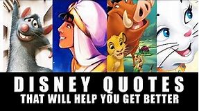 Great Motivational Quotes From Disney Movies