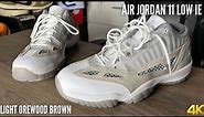 Air Jordan 11 Low IE OreWood Brown On Feet Review