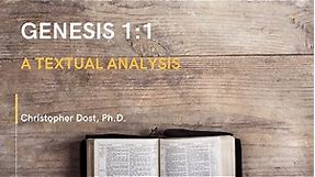 Genesis 1:1: A Textual Analysis