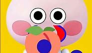 Peachfiv Animation - Peach Emoticon Mukbang - Clasky Cuspo - pinkfong logo effect - cocomelon effect