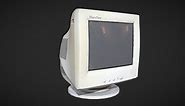CRT Computer Monitor - Download Free 3D model by fizyman