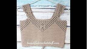 Crochet Crop Top Forever 21 Style - I Part
