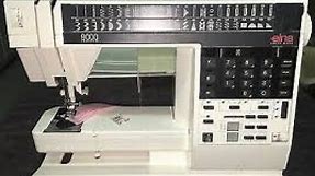 Maintenance And Services Sewing Machine Elna 9000 Testing And Troubleshooting