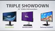 32" monitor series: #4 Showdown (S32D850T BL3200PT B326HUL) 2560x1440 in-depth review 1440p