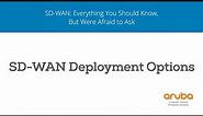 SD-WAN Deployment Options