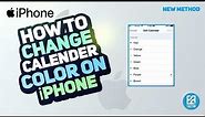 How to Change Calendar Color in iPhone: Easy Step-by-Step Guide