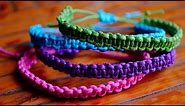 DIY Stackable Square Knot/Cobra Stitch Bracelets