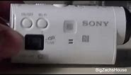 Mini Sony Action Cam Adjusting Settings Explained HDR-AZ1