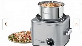 CUISINART: STAINLESS STEEL RICE COOKER/STEAMER, HOME APPLIANCES SMALL KITCHEN