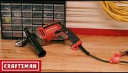 CRAFTSMAN 7.0 AMP 1/2-in. Corded Hammer Drill | Tool Overview