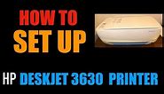 How To Enter SETUP MODE on HP Deskjet 3630 All-In-One Printer | review.