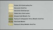 Best Gold Leafing Pen