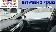 Parallel Parking between 2 Cones - Step by step instructions - How to Parallel park with cones -Easy