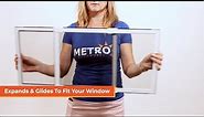 Adjustable Window Screens | Expands & Glides To Fit Your Window | Metro Screenworks