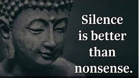Buddha Silence Quotes || Peace of mind || Buddha Quotes