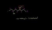 Alcohol nomenclature | Alcohols, ethers, epoxides, sulfides | Organic chemistry | Khan Academy
