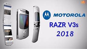 Motorola RAZR V3s (2018) Concept, Features -Clamshell Phone with Foldable Display