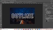 How to OUTLINE TEXT and Graphics | Photoshop CC Tutorial + Easy Glow Effect