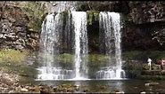 WALK BEHIND (THE FABULOUS SGWD YR EIRA WATERFALL) #Waterfall #Wales