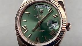 Rolex Oyster Perpetual Day-Date 40 228235 Rolex Watch Review