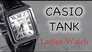 Casio Tank LTP-V007L-7B1 Watch. A Luxury & Affordable Ladies Watch: Unboxing & Review