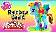 Play-Doh Rainbow Dash - My Little Pony - Cute and Fun Creative Play Set!