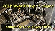 VW Beetle engine COMPLETE TEARDOWN