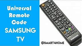 What Are The Universal Remote Codes For A Samsung TV?[How To Pair A Samsung TV Remote]