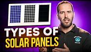 Types of Solar panels