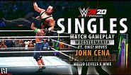 WWE 2K20 Undertaker vs John Cena Match Gameplay | WWE 2K20 PS4