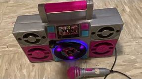 LOL Surprise OMG Remix Karaoke Machine Sing Along Boombox with Real Karaoke Microphone