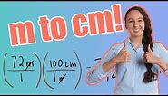 m to cm (How to Convert Meter to Centimeter)